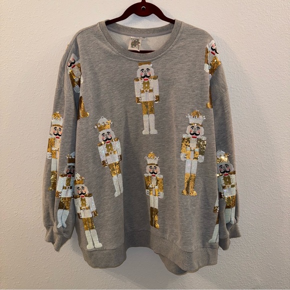 Nutcracker Sweatshirt by Queen of Sparkles. - Picture 4 of 9